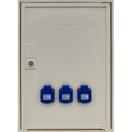 Monophasé 3/6/9 KVA 3 prises extérieures 